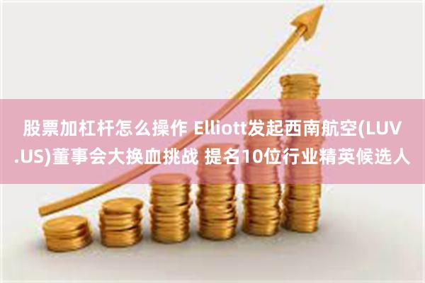 股票加杠杆怎么操作 Elliott发起西南航空(LUV.US)董事会大换血挑战 提名10位行业精英候选人