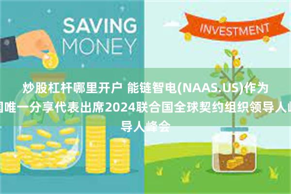 炒股杠杆哪里开户 能链智电(NAAS.US)作为中国唯一分享代表出席2024联合国全球契约组织领导人峰会