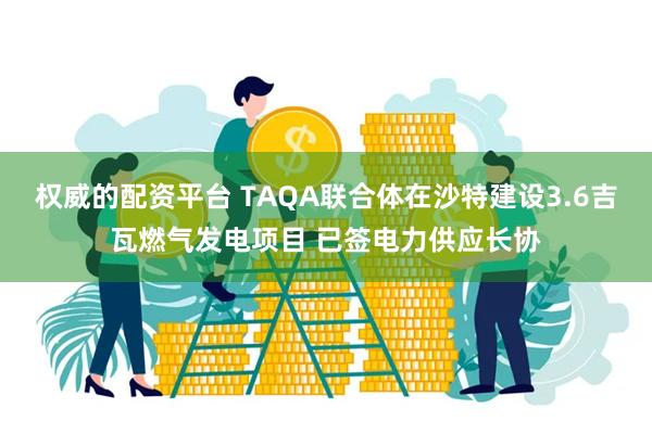 权威的配资平台 TAQA联合体在沙特建设3.6吉瓦燃气发电项目 已签电力供应长协